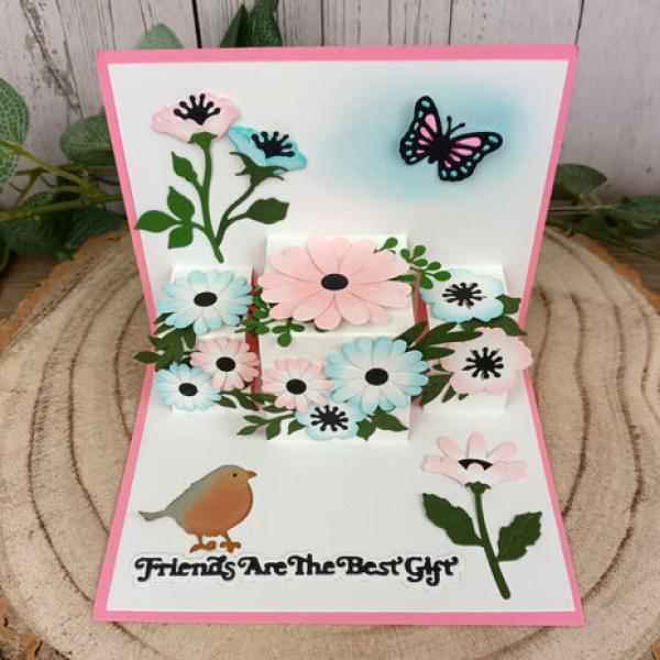 Creative Expressions, Sue Wilson Craft Die Mini Shadowed Sentiments Friends Are The Best Gift