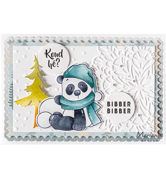 Marianne Design • Stamps & die set, Snow Panda