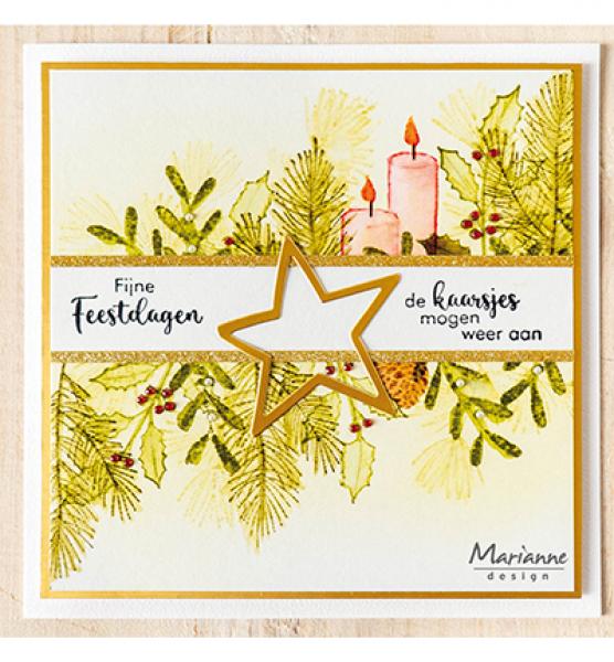 Marianne Design • Stamp Silhouette Art - Candles