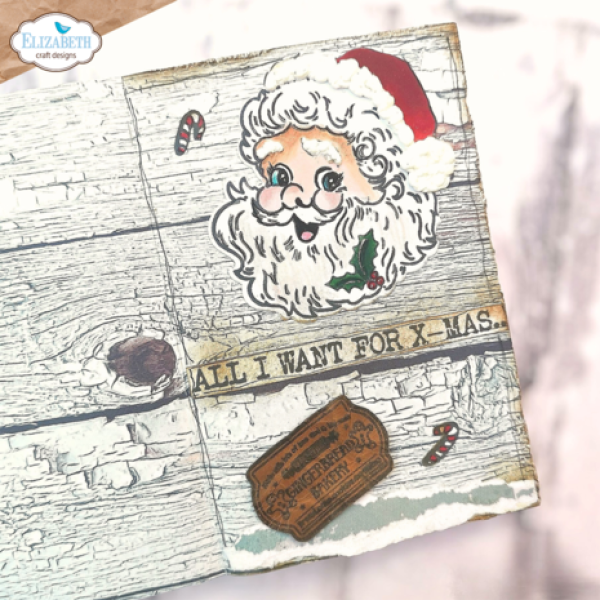 Elizabeth Craft Designs, Santa Claus Stamps and Dies