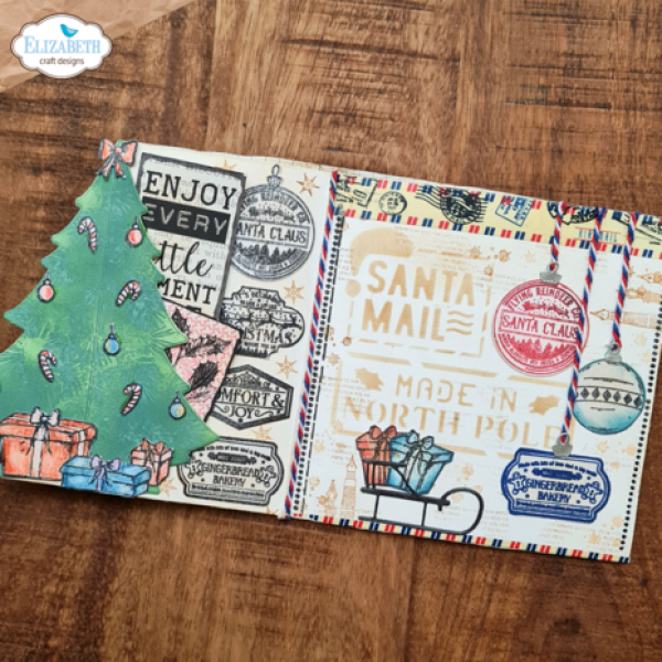 Elizabeth Craft Designs, Santa Claus Stamps and Dies