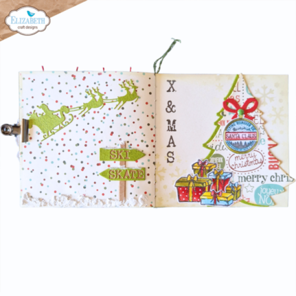 Elizabeth Craft Designs, Santa Claus Stamps and Dies