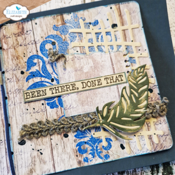 Elizabeth Craft Designs, Journal Elements Script From the Past Stamp Set