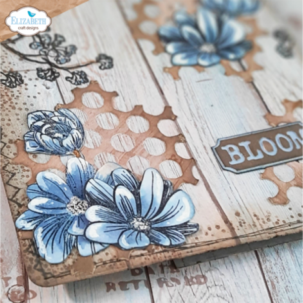 Elizabeth Craft Designs, Journal Elements Stitched Borders Stamp and Die Set