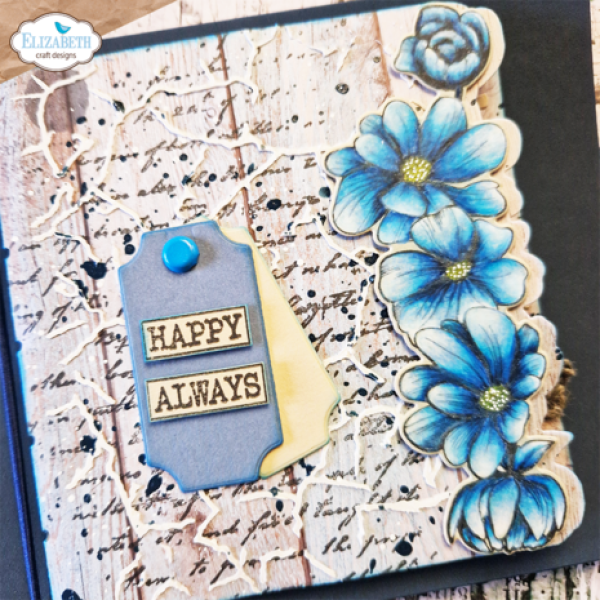 Elizabeth Craft Designs, Journal Elements Stitched Borders Stamp and Die Set