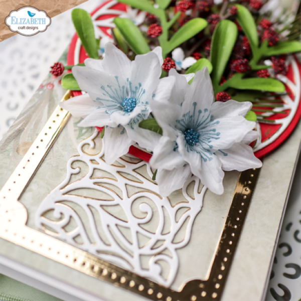 Elizabeth Craft Designs, Joyous Christmas Stamp Flower Centers 2