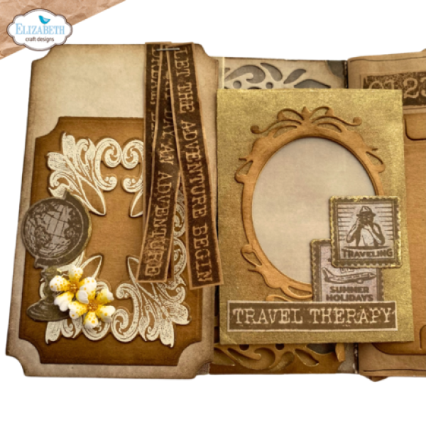 Elisabeth Craft Designs, Remember Moments Stamp & Die Around the World