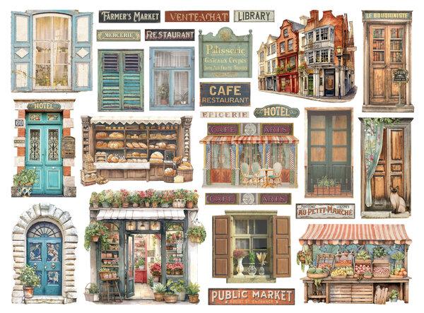 Stamperia, Art of Travelling Die Cuts