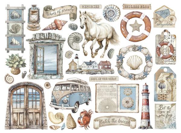 Stamperia, Silent Sea Die Cuts