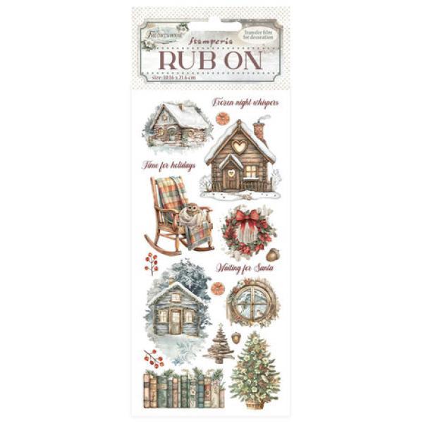 Stamperia, The Owl's House Rub-on 4x8,5 Inch Cottage
