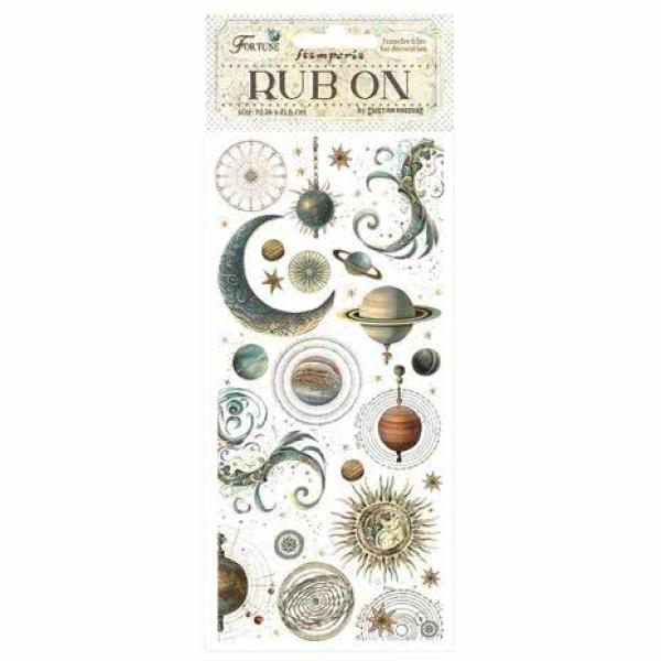 Stamperia, Fortune Rub-On Planets and Moon