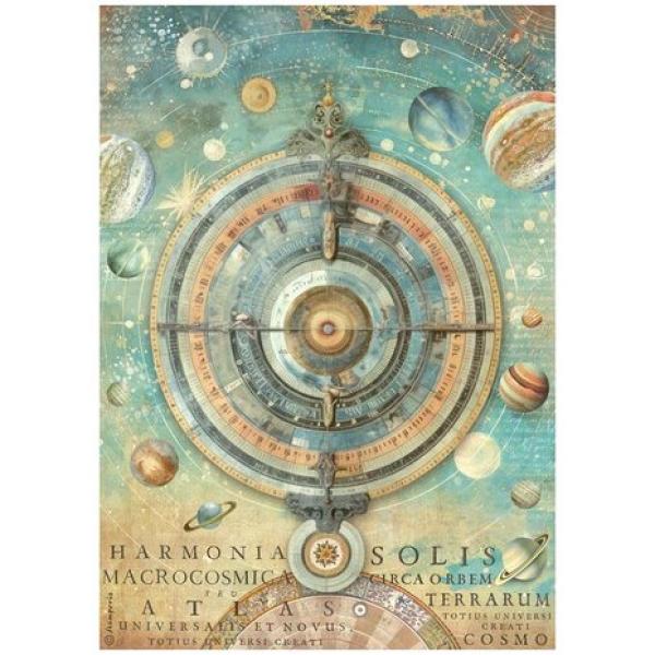 Stamperia, Fortune Rice Paper Macrocosm