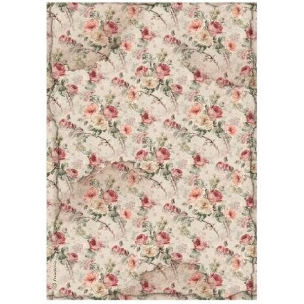Stamperia, House of Roses A4 Rice Paper Selection