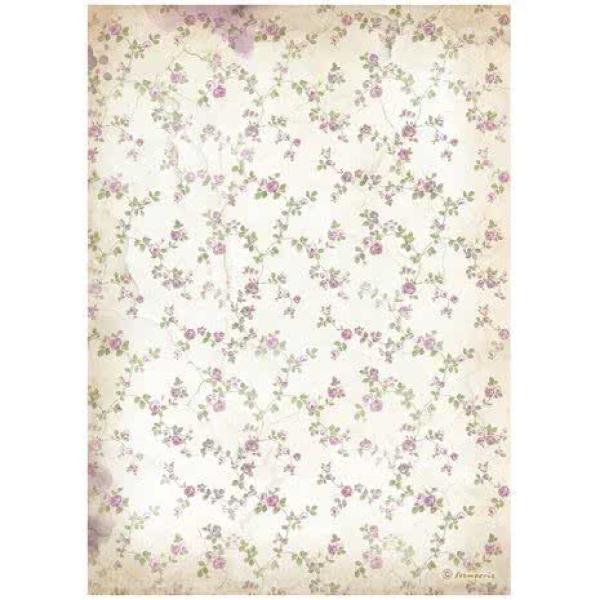 Stamperia, Lavender Rice Paper Selection
