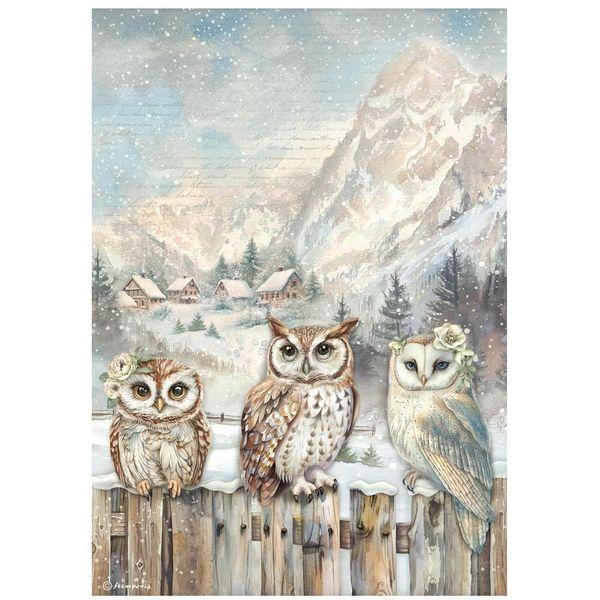 Stamperia, The Owl's House A4 Rice Paper Selection