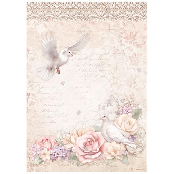 Stamperia, Romance Forever A4 Rice Paper Selection