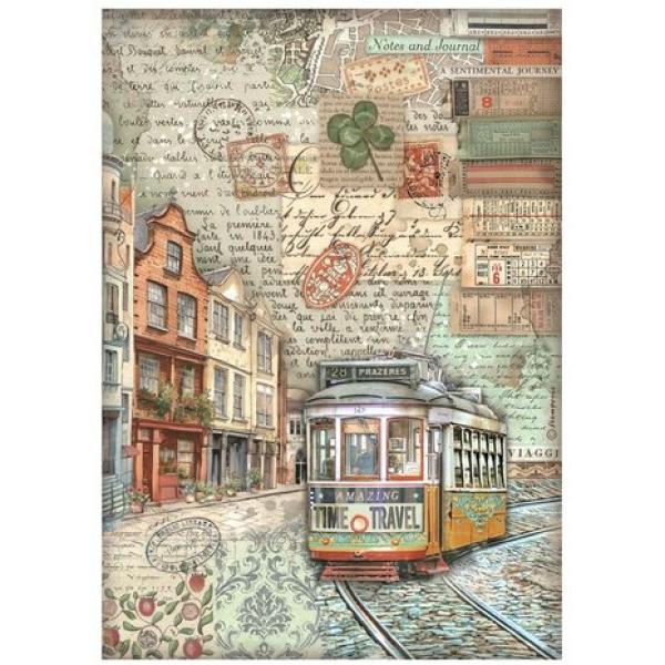 Stamperia, Art of Travelling A4 Rice Paper Selection