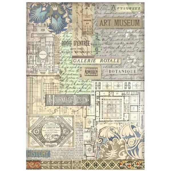Stamperia, Art of Travelling A4 Rice Paper Selection