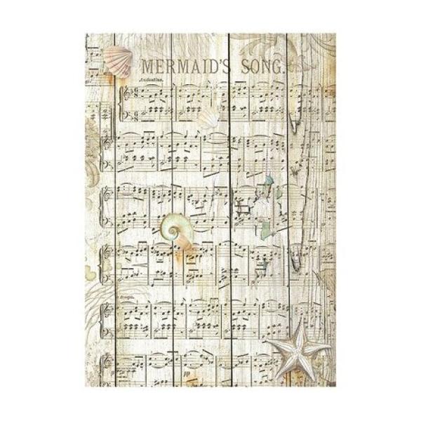 Stamperia, Songs of the Sea A6 Rice Paper Backgrounds