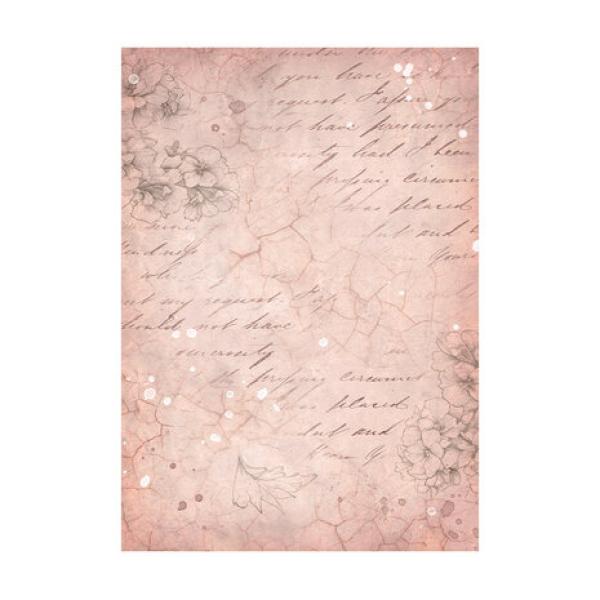 Stamperia, Romance Forever A6 Rice Paper Backgrounds