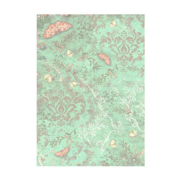 Stamperia, Orchids and Cats A6 Rice Paper Backgrounds