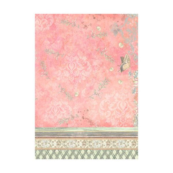 Stamperia, Orchids and Cats A6 Rice Paper Backgrounds