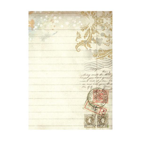 Stamperia, Art of Travelling Rice Paper Backgrounds