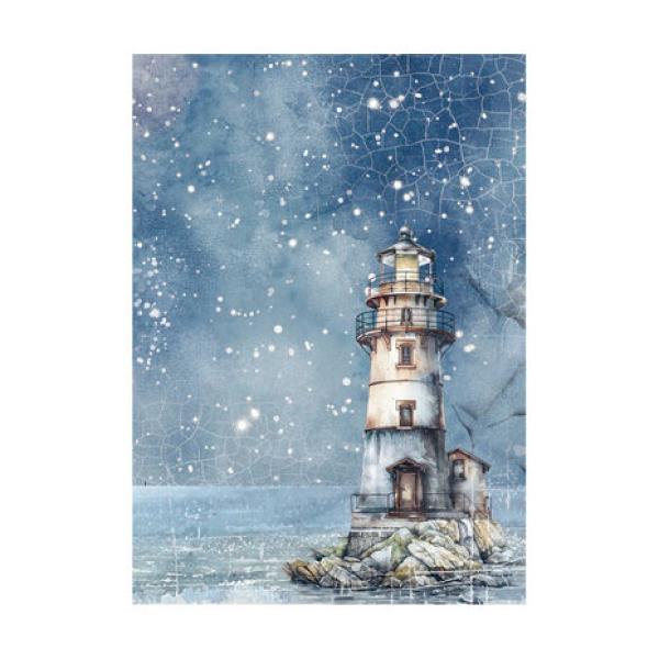 Stamperia, Silent Sea A6 Rice Paper Backgrounds