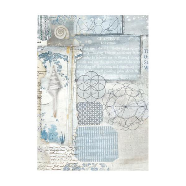 Stamperia, Silent Sea A6 Rice Paper Backgrounds
