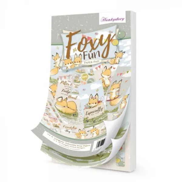 DL Paper Pad - Foxy Fun, Hunkydory