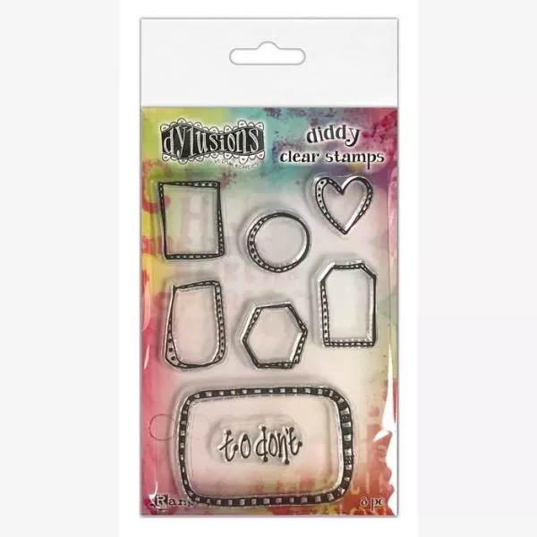 Ranger • Dylusions Diddy Clear Stamps Box It Up