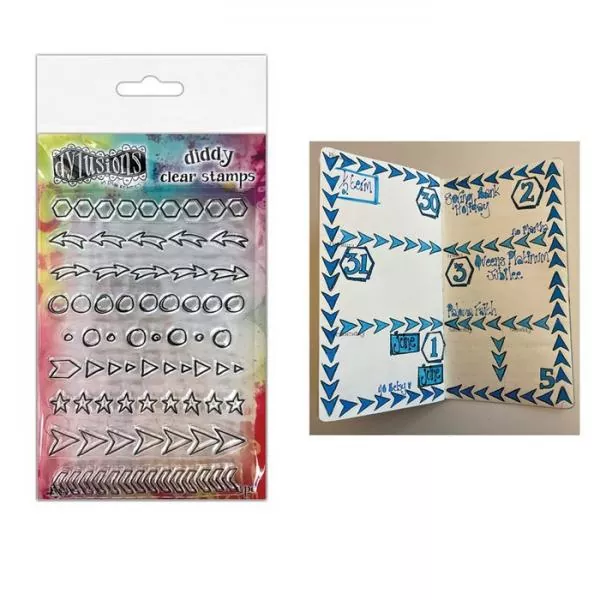Ranger • Dylusions Diddy Clear Stamps Doodles