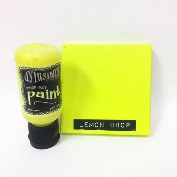 Dylusions Flip cup paint 29ml Lemon drop