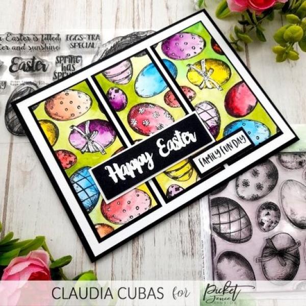 Picket Fence, Eggs-tra Special Easter 4x8 Inch Dies