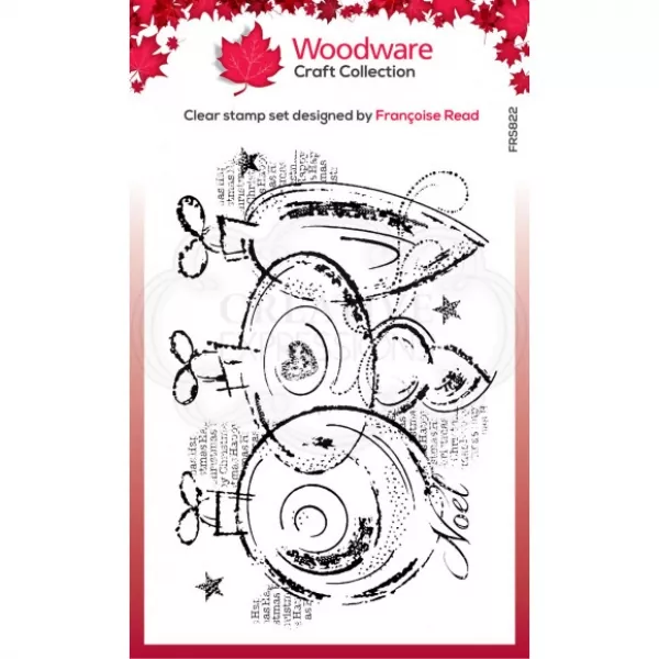 Creative Expressions • Woodware clear stamp three baubles