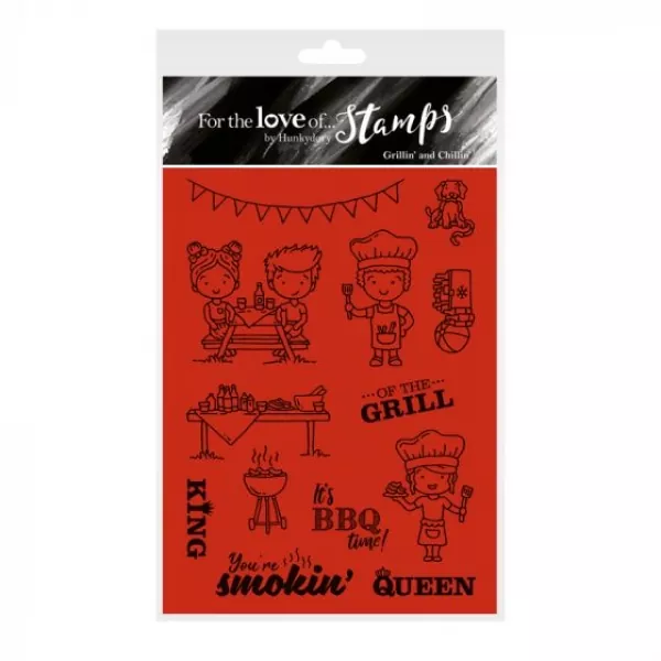 For the Love of Stamps - Grillin' and Chillin', Hunkydory