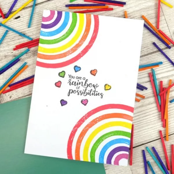 For the Love of Stamps - Rainbow Radiance,Hunkydory