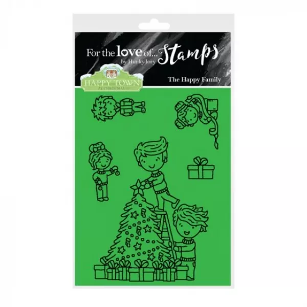 Hunkydory, Happy Town Stamp Set - The Happy Family
