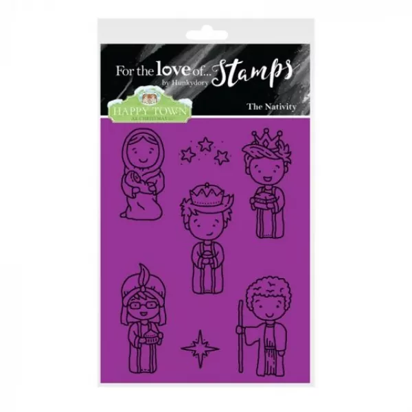 Hunkydory, Happy Town Stamp Set - The Nativity