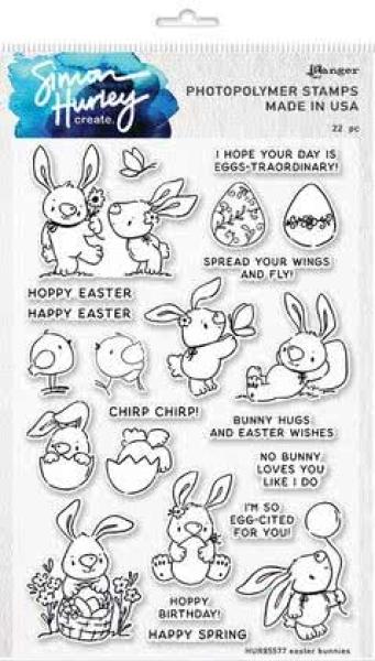 Ranger • Simon Hurley create. Photopolymer Stamps Easter Bunnies