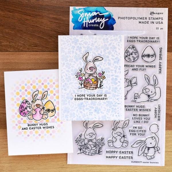 Ranger • Simon Hurley create. Photopolymer Stamps Easter Bunnies