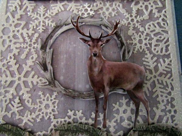 GALERIE, Grußkarte Crafters Companion, Sara Signature The Snow Queen Metal Die Frozen Dreams
