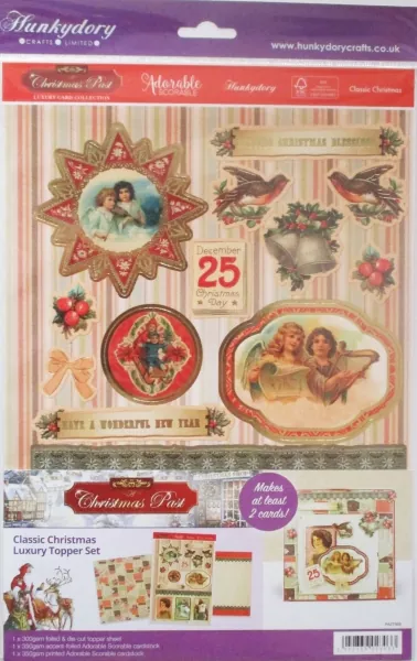 Classic Christmas Luxury Topper Set, Hunkydory