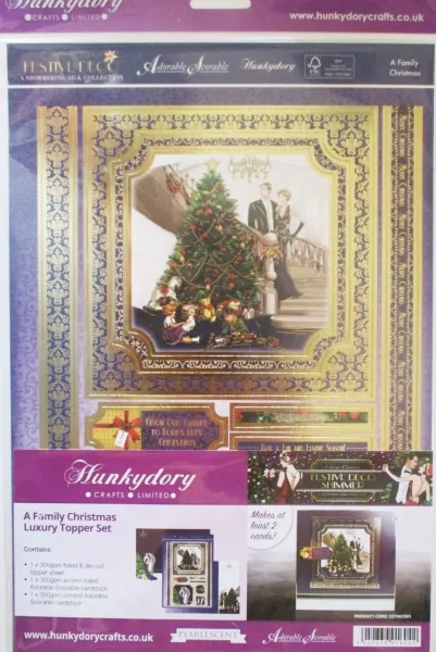 A Family Christmas Luxury Topper Set, Hunkydory
