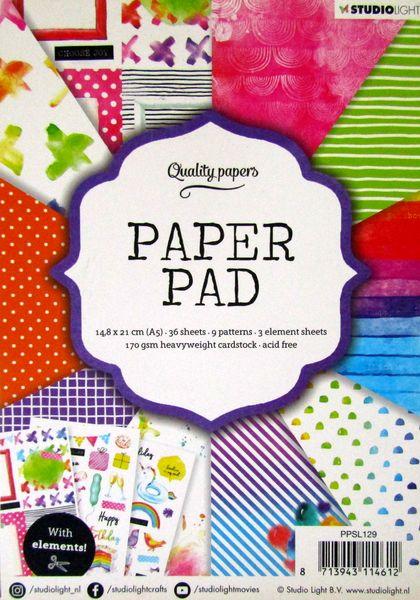 Studiolight • Mixed Paper Pad Pattern Birthday