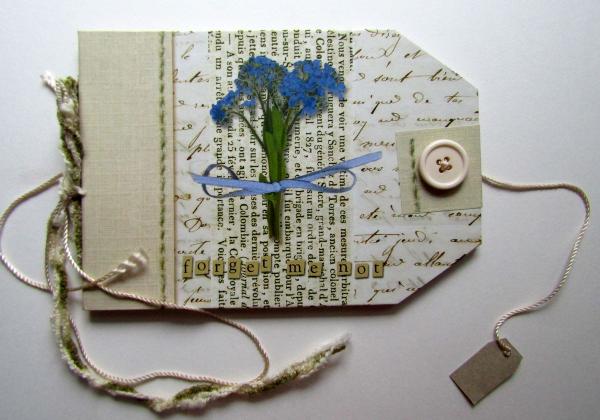 K&Company, Tag Book Lifes`Journey Forget me not