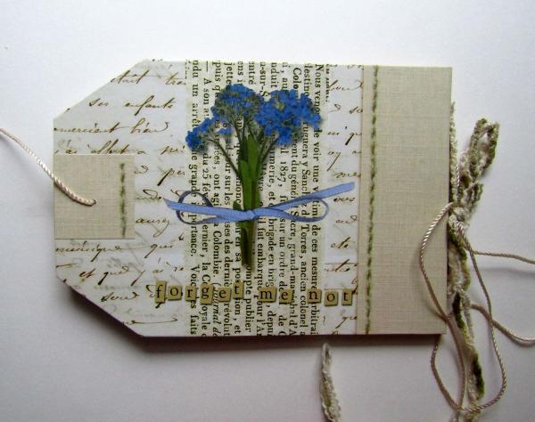 K&Company, Tag Book Lifes`Journey Forget me not