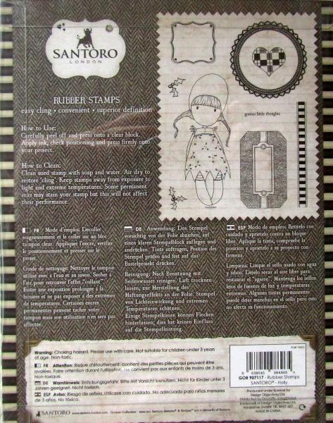 Santoro, Rubber Stamp Holly
