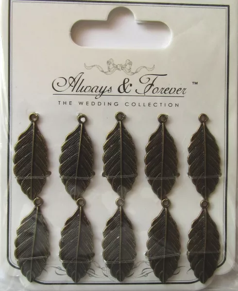 Always & Forever - Vintage Feather Charms, Craft Consortium