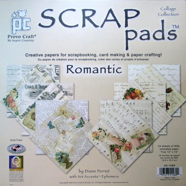 MBI, Provo Craft, Scrap Pad Romantic